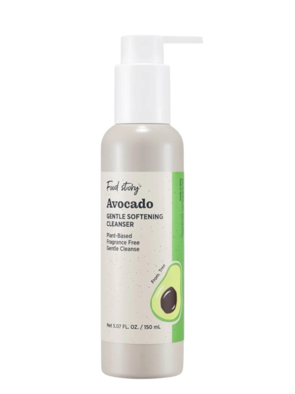 Food Story Avocado Gentle Softening Cleanser - plant based‎ fragrance free